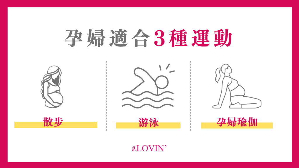 孕婦適合3種運動