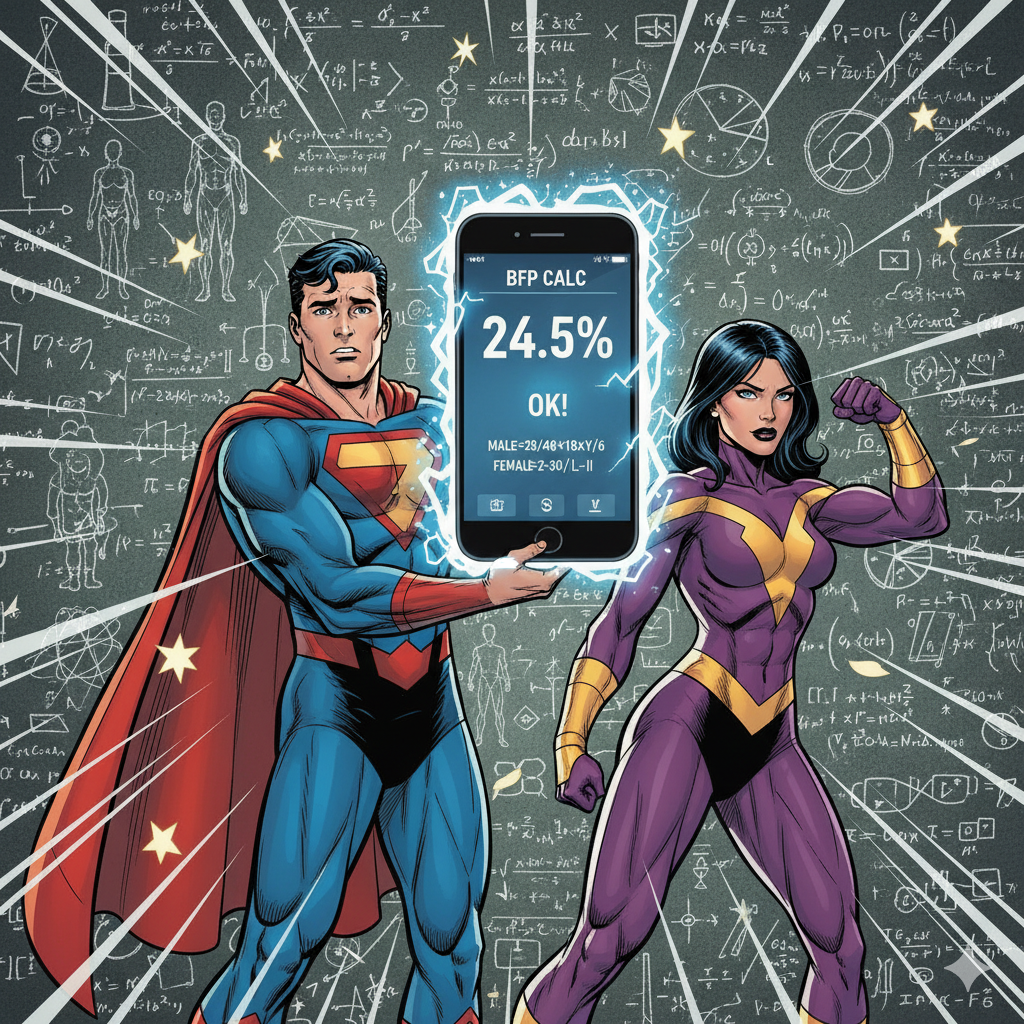 體脂率計算機在這啦！「美國海軍體脂計算公式」居家DIY估算最方便