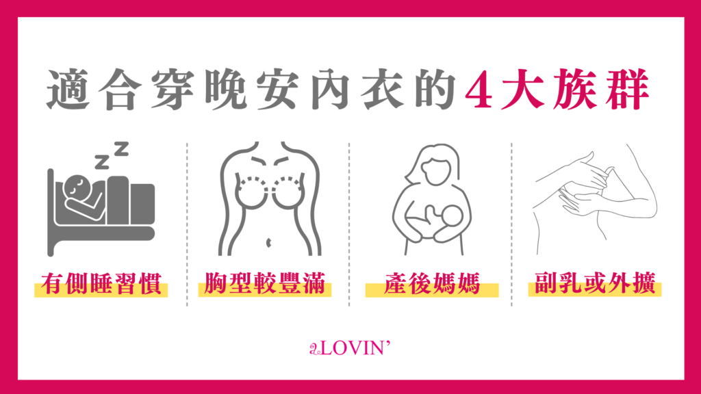 適合穿晚安內衣的4大族群